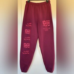slow burn sweatpants - size M